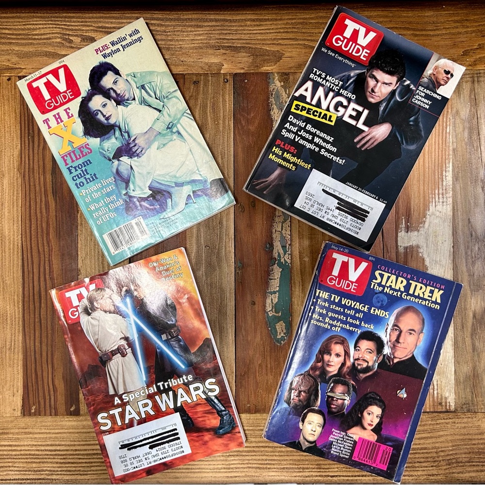 Lot of 4 TV Guide Digests 📺